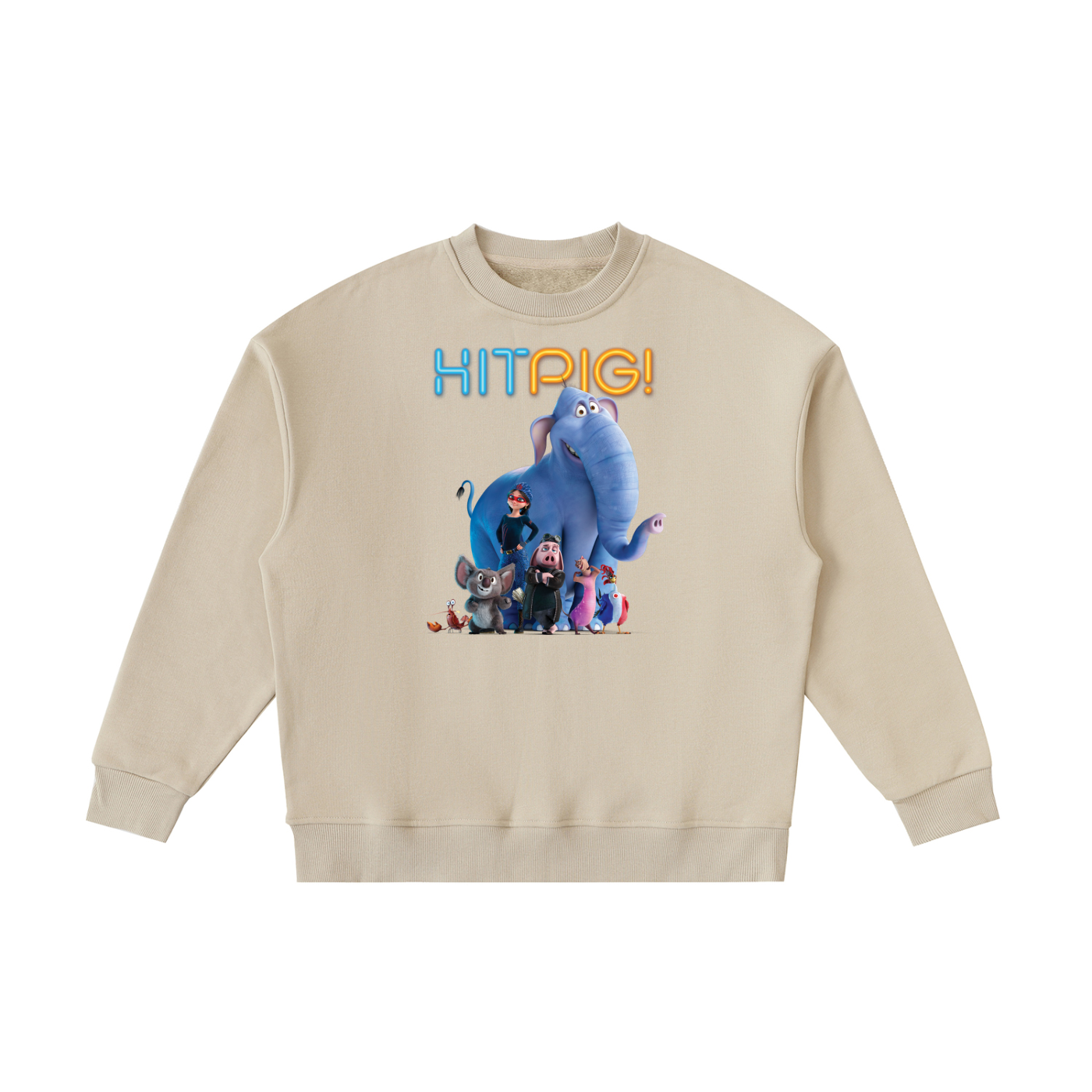 HitPig 'Team' Kids' Essential Fleece Crewneck Sweatshirt