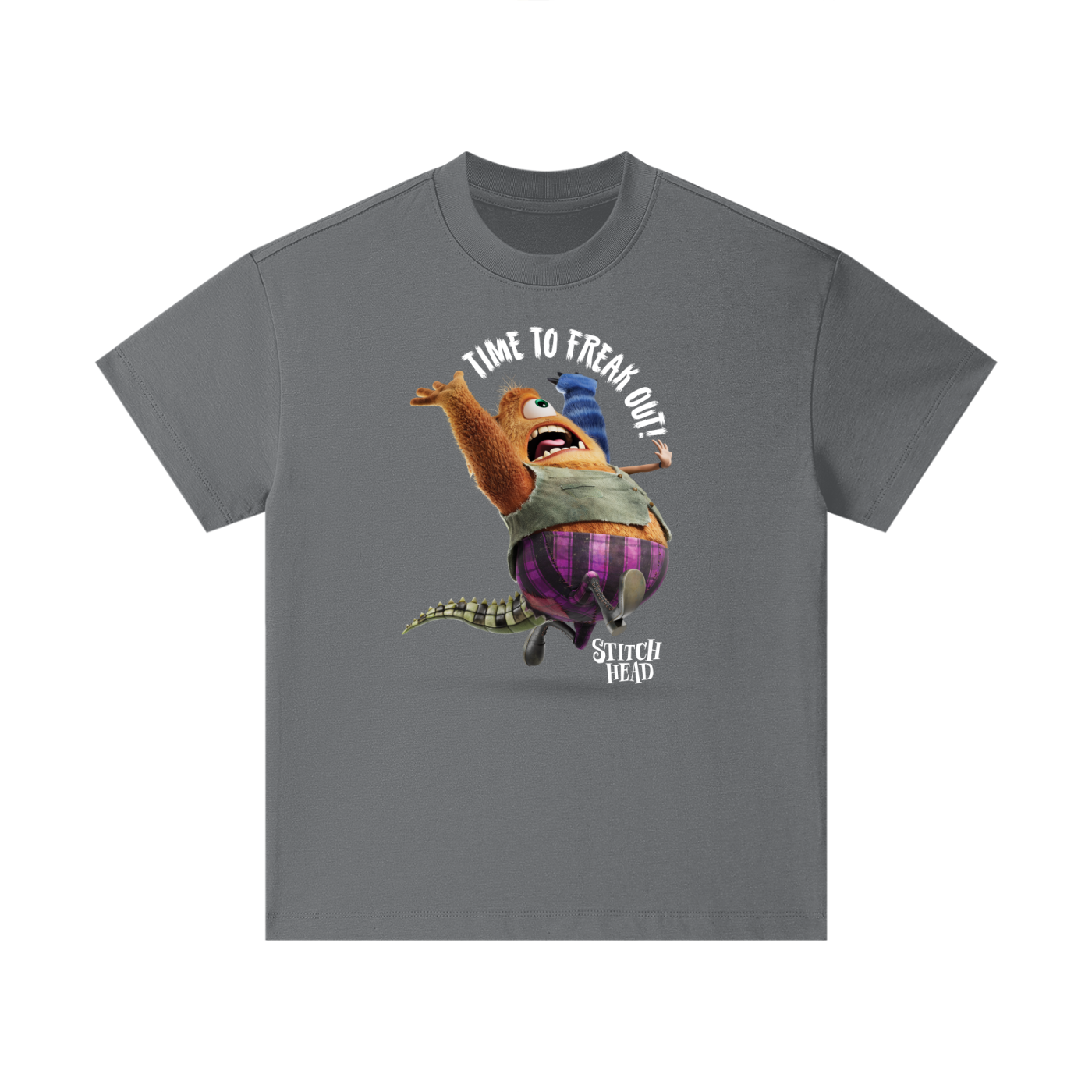 Stitch Head ‘Time To Freak Out!’ Kids' Pure Cotton T-Shirt