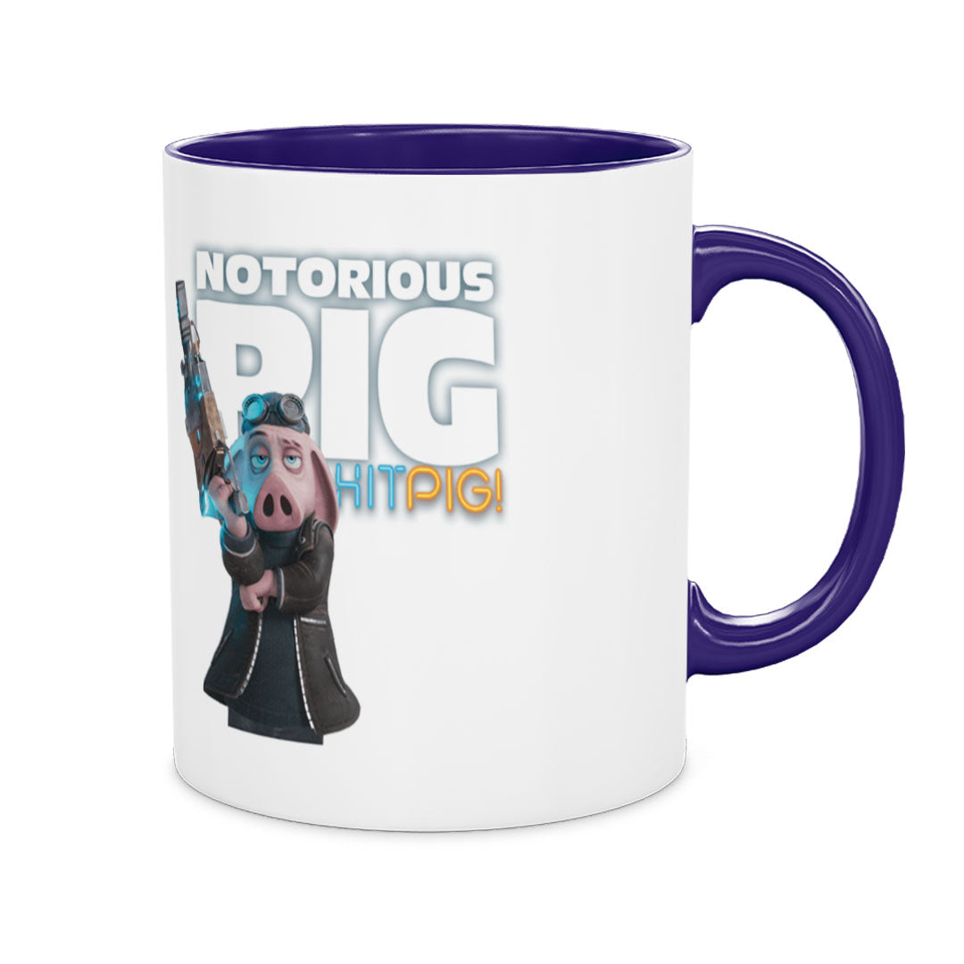 PP-MUG-11OZ-BLUE - Blue Ceramic 11oz Mug Mockup