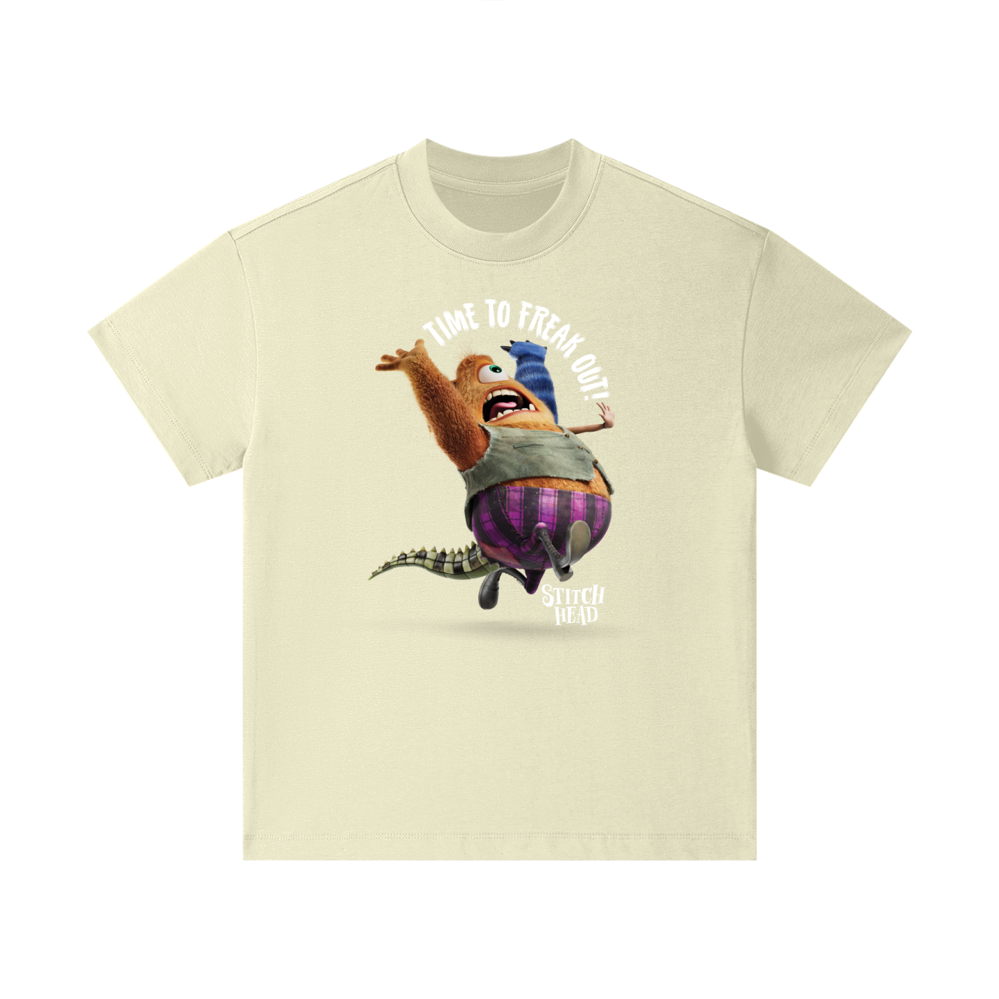 Stitch Head ‘Time To Freak Out!’ Kids' Pure Cotton T-Shirt