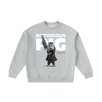 Hitpig 'Notorious' Kids' Essential Fleece Crewneck Sweatshirt
