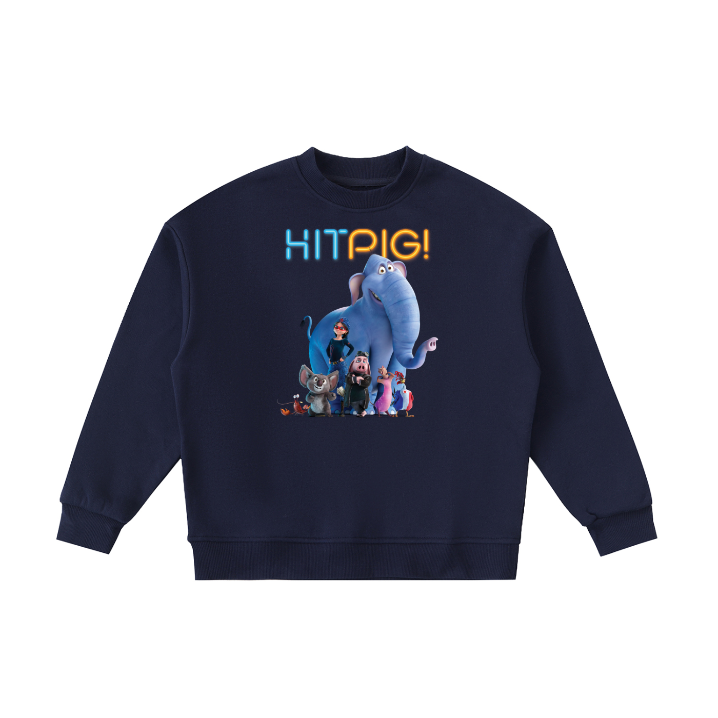 HitPig 'Team' Kids' Essential Fleece Crewneck Sweatshirt