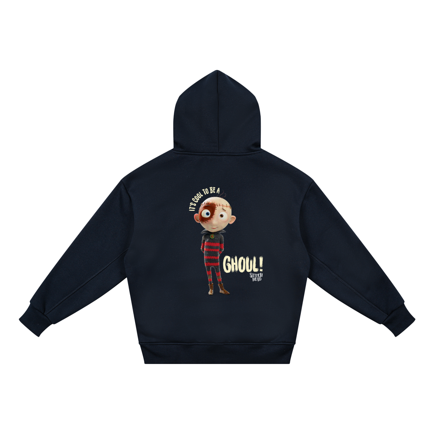 Stitch Head Left Chest Emblem Essential Kids' Fleece Hoodie