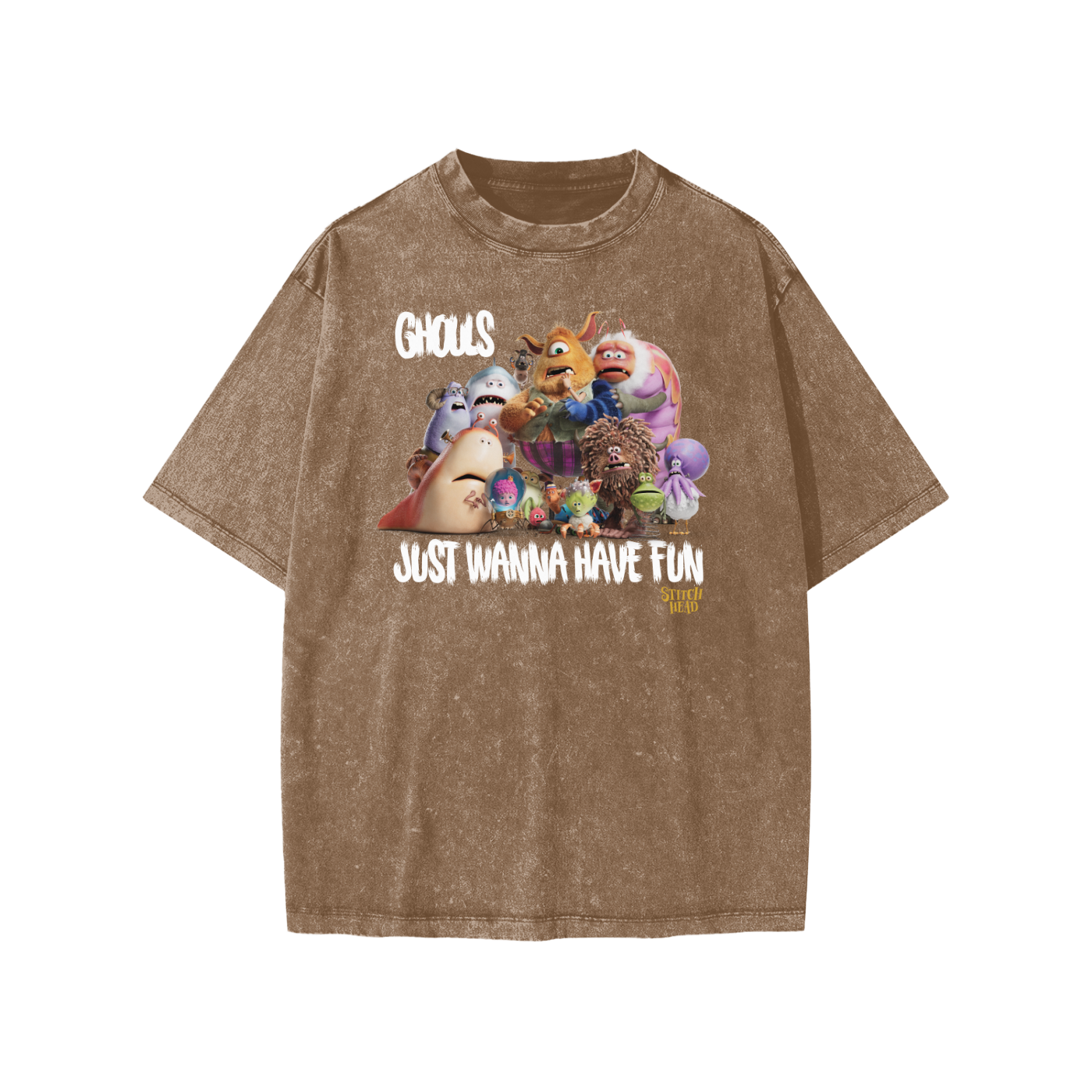Stitch Head ‘Ghouls Just Wanna Have Fun’ Snow Washed Kids' T-Shirt