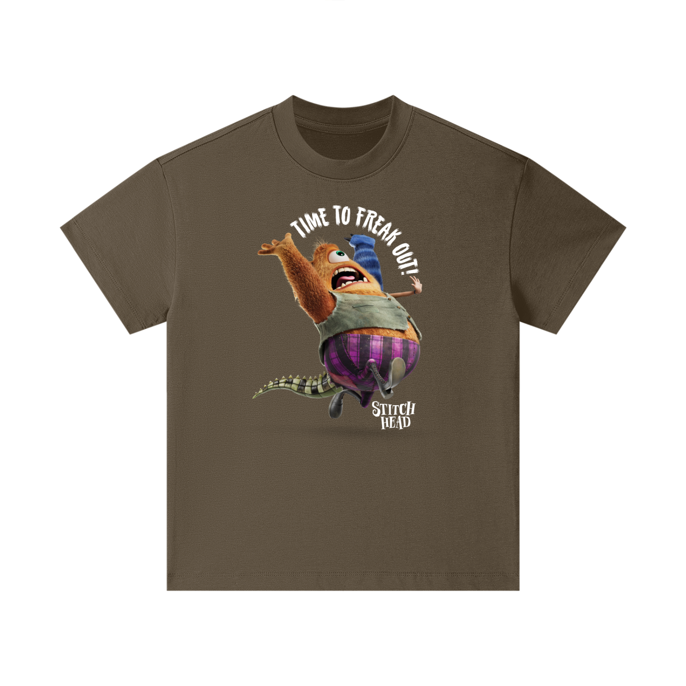 Stitch Head ‘Time To Freak Out!’ Kids' Pure Cotton T-Shirt