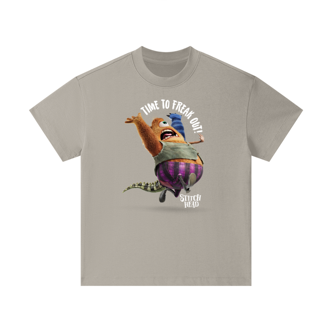 Stitch Head ‘Time To Freak Out!’ Kids' Pure Cotton T-Shirt