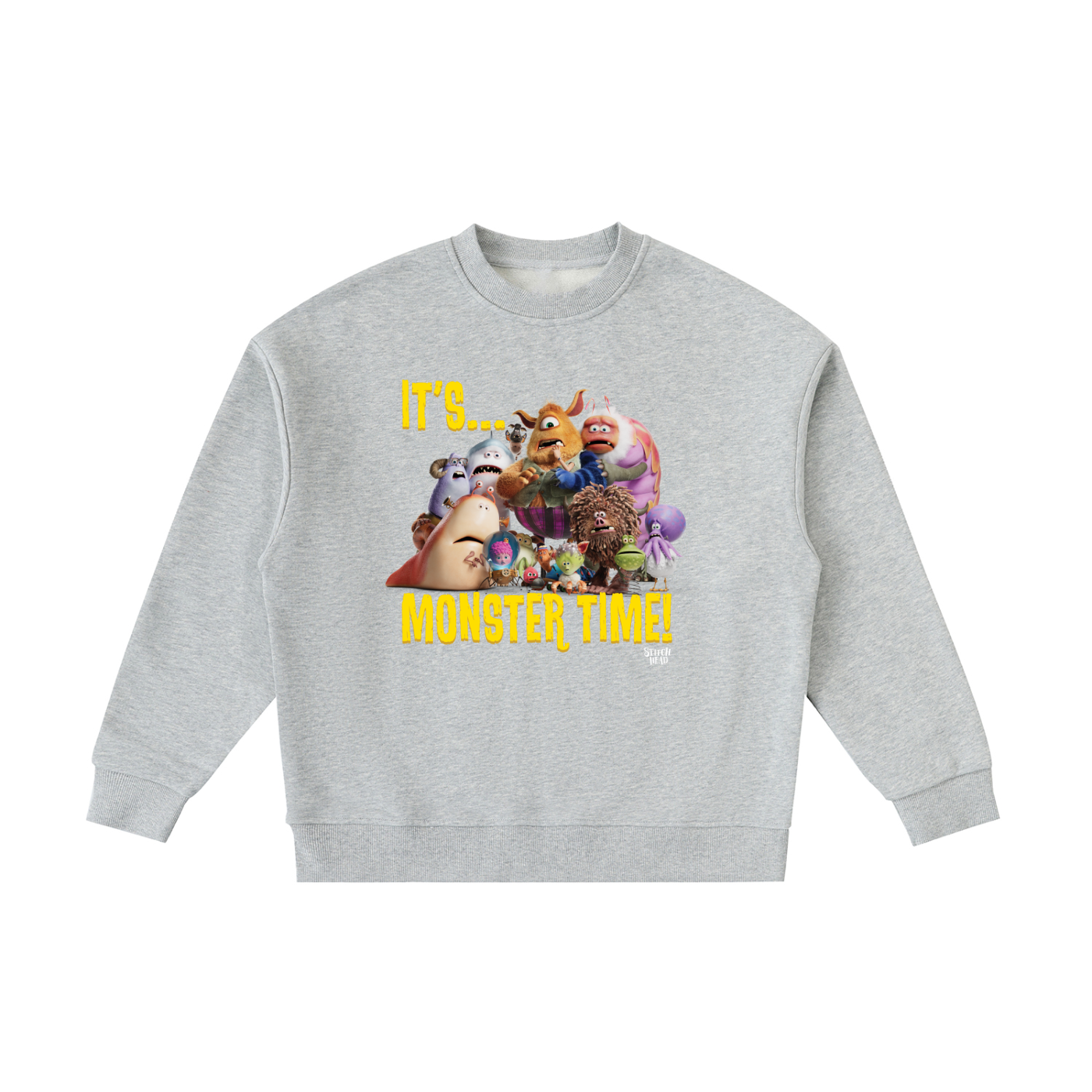 Stitch Head 'It's Monster Time' Kids' Crewneck Sweatshirt