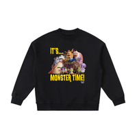 Stitch Head 'It's Monster Time' Kids' Crewneck Sweatshirt