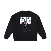 Hitpig 'Notorious' Kids' Essential Fleece Crewneck Sweatshirt