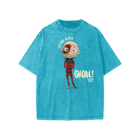 Stitch Head ‘It’s Cool To Be A Ghoul’ Snow Washed Kids' T-Shirt