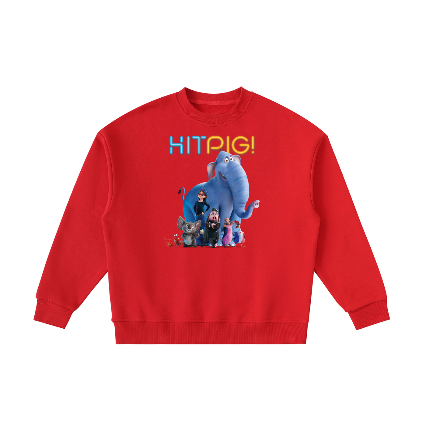 HitPig 'Team' Kids' Essential Fleece Crewneck Sweatshirt