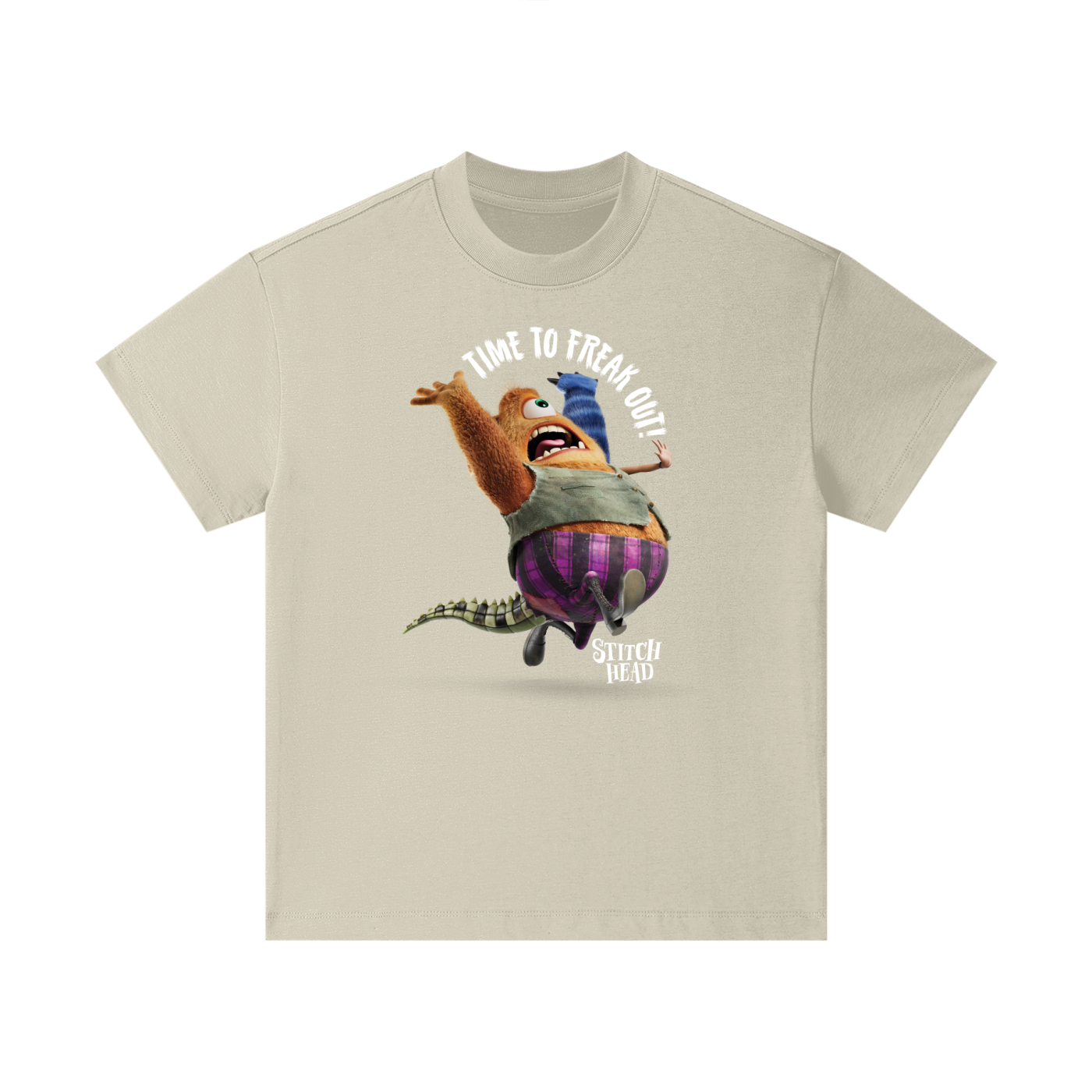 Stitch Head ‘Time To Freak Out!’ Kids' Pure Cotton T-Shirt