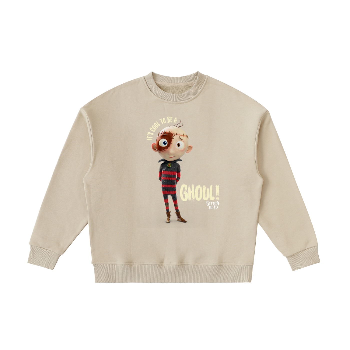 Stitch Head ‘It's Cool To Be A Ghoul!’ Kids' Crewneck Sweatshirt