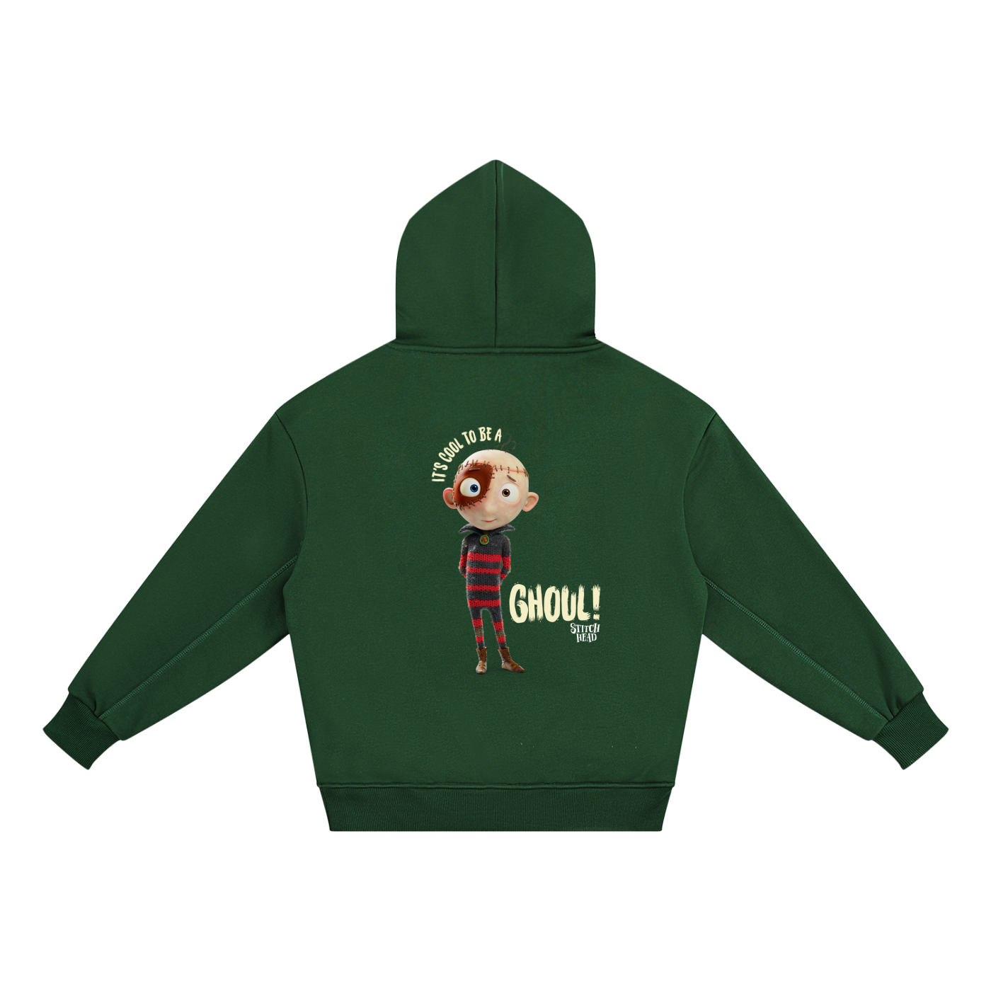 Stitch Head Left Chest Emblem Essential Kids' Fleece Hoodie