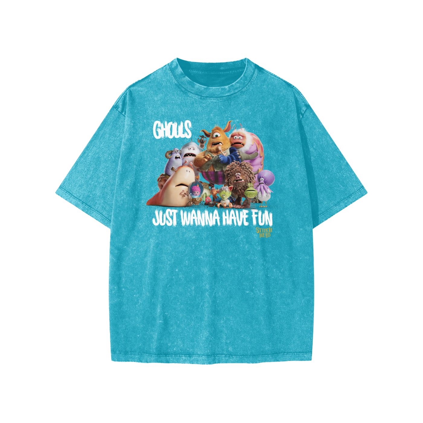 Stitch Head ‘Ghouls Just Wanna Have Fun’ Snow Washed Kids' T-Shirt