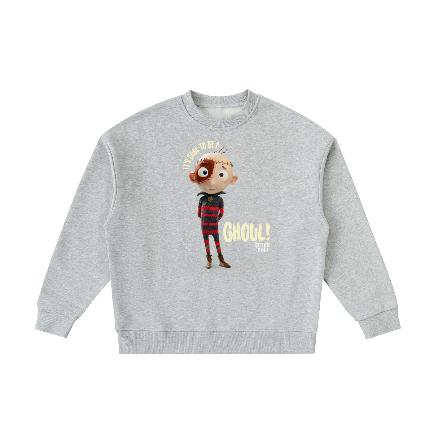 Stitch Head Cool To Be A Ghoul Kids' Crewneck Sweatshirt