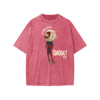 Stitch Head ‘It’s Cool To Be A Ghoul’ Snow Washed Kids' T-Shirt